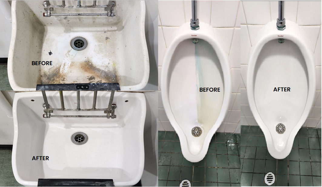 Restroom Detail Cleaning